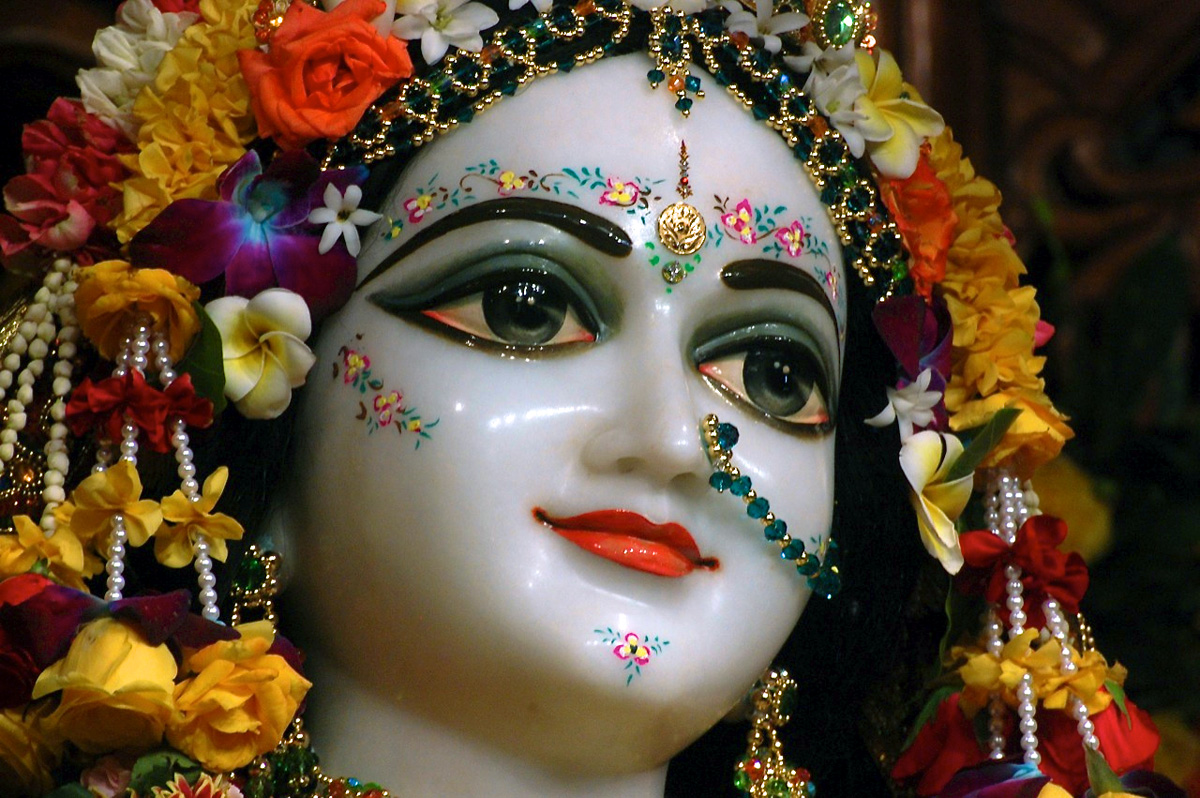 Srimati Radharani In Supreme Devotion Temple Of The Vedic Planetarium