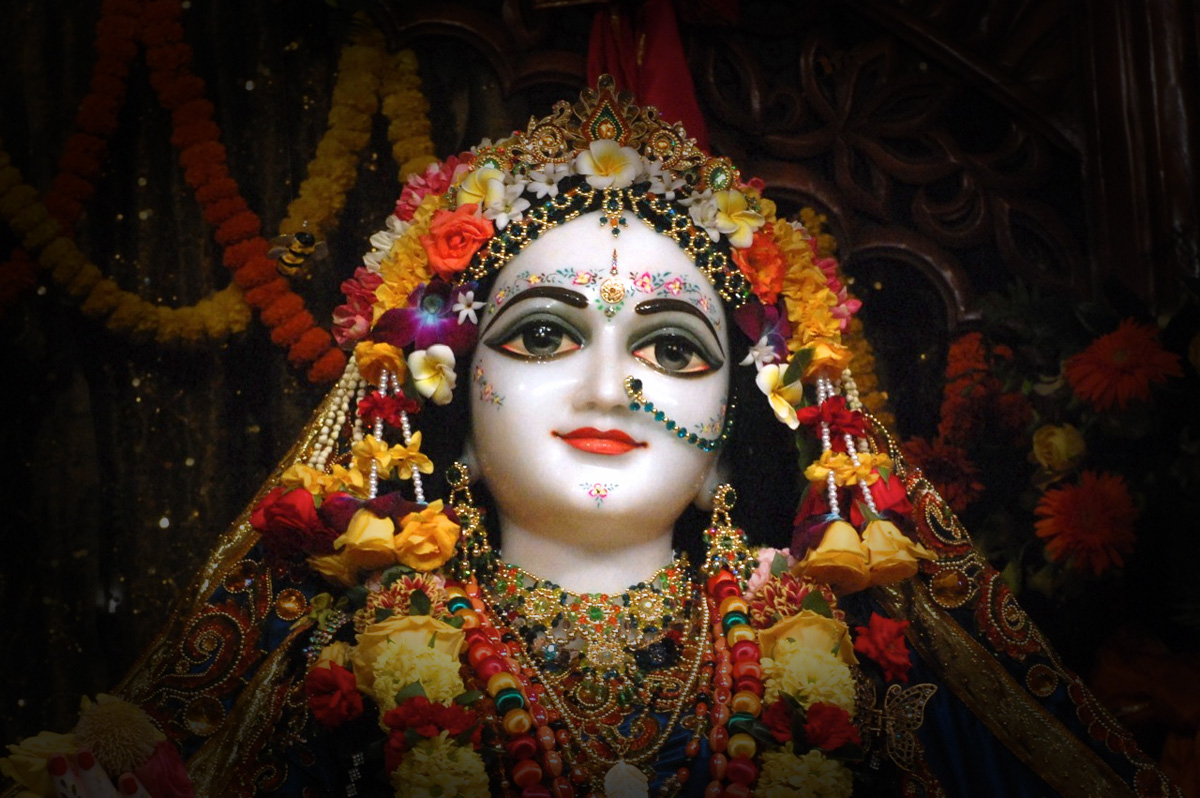 Srimati Radharani In Supreme Devotion Temple Of The Vedic Planetarium