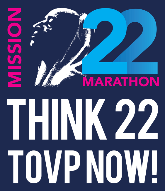 TOVP Mission 22 Marathon logo