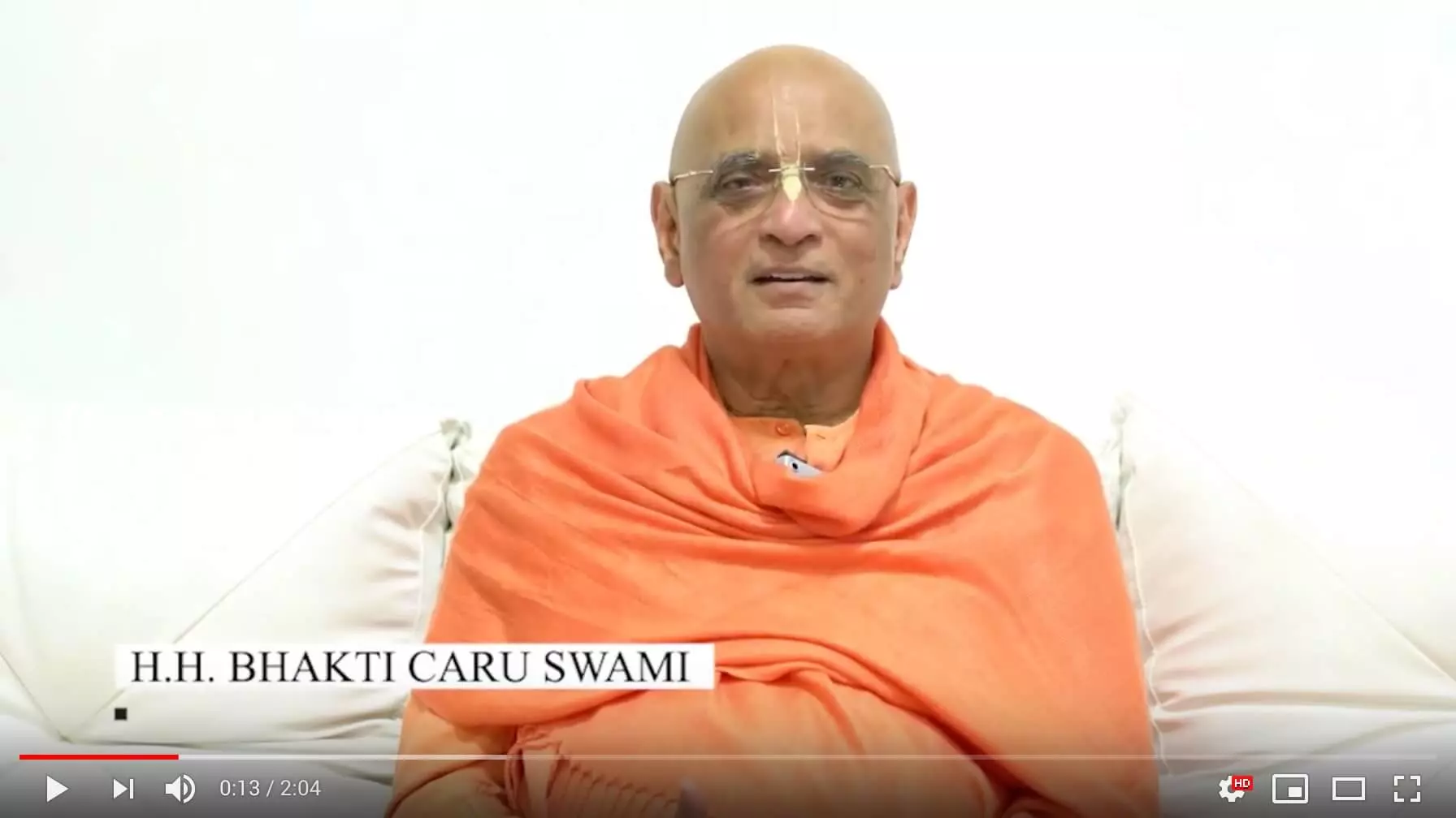 TOVP Pujari Floor Grand Opening, February 13 - H.H. Bhakti Caru ...