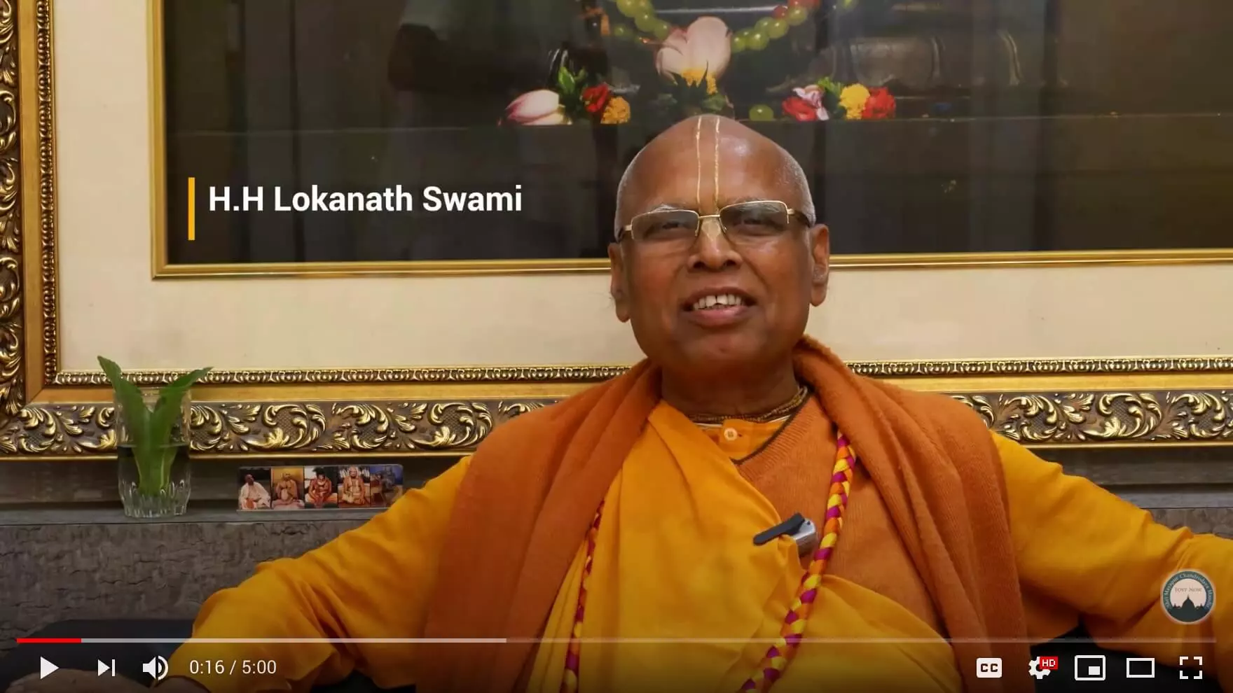 H.H. Lokanath Swami Speaks About the #GivingTOVP 10 Day Matching ...