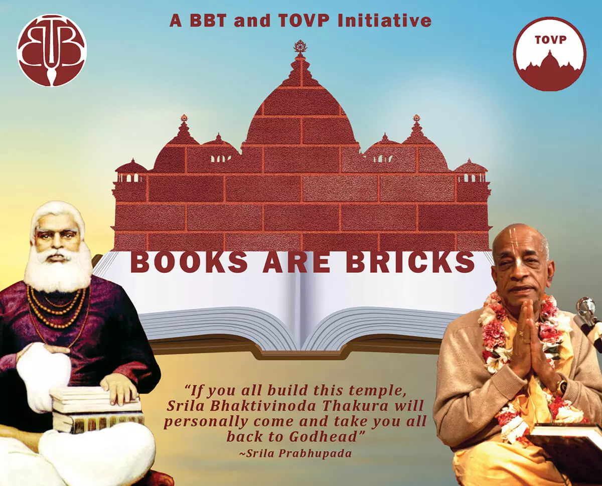 La campagne BBT / TOVP Books Are Bricks