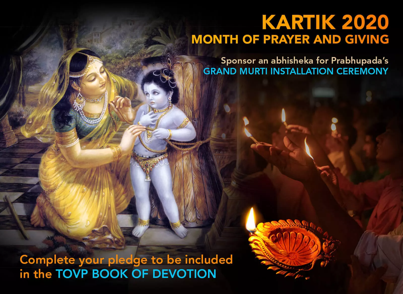 Happy Kartik From the TOVP Team