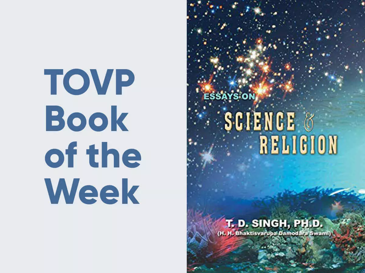 TOVP Book of the Week #9: Essays on Science and Religion