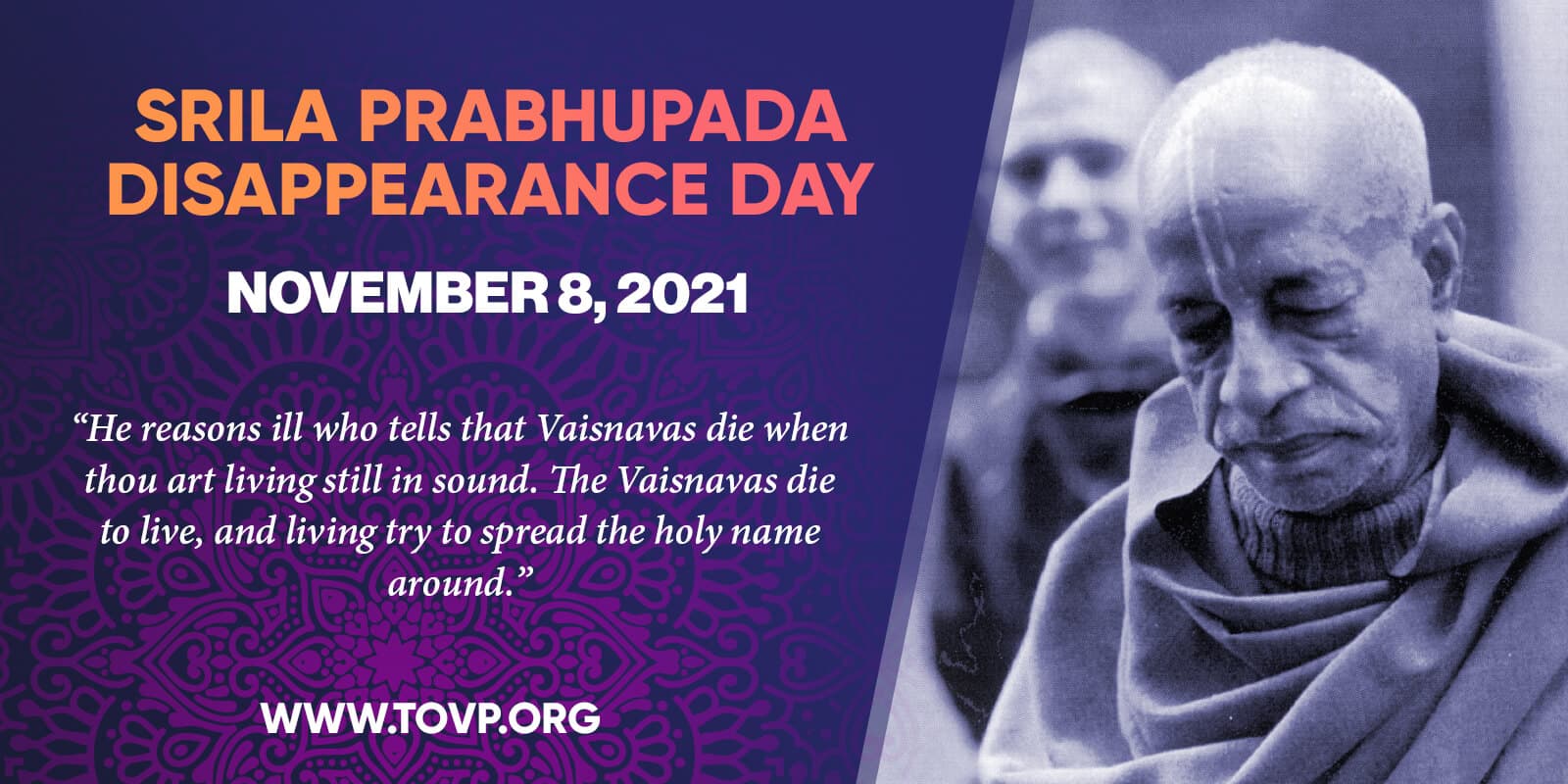 Srila Prabhupada's Disappearance Day and the TOVP