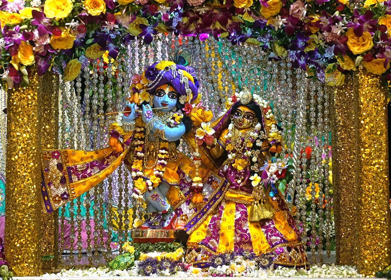 Sri Sri Radha Madhav Darshan - March. 26, 2023 #harekrishnamovement  #krishnaconsciousness #harekrishna #radhekrishna #madhav #darshan… |  Instagram