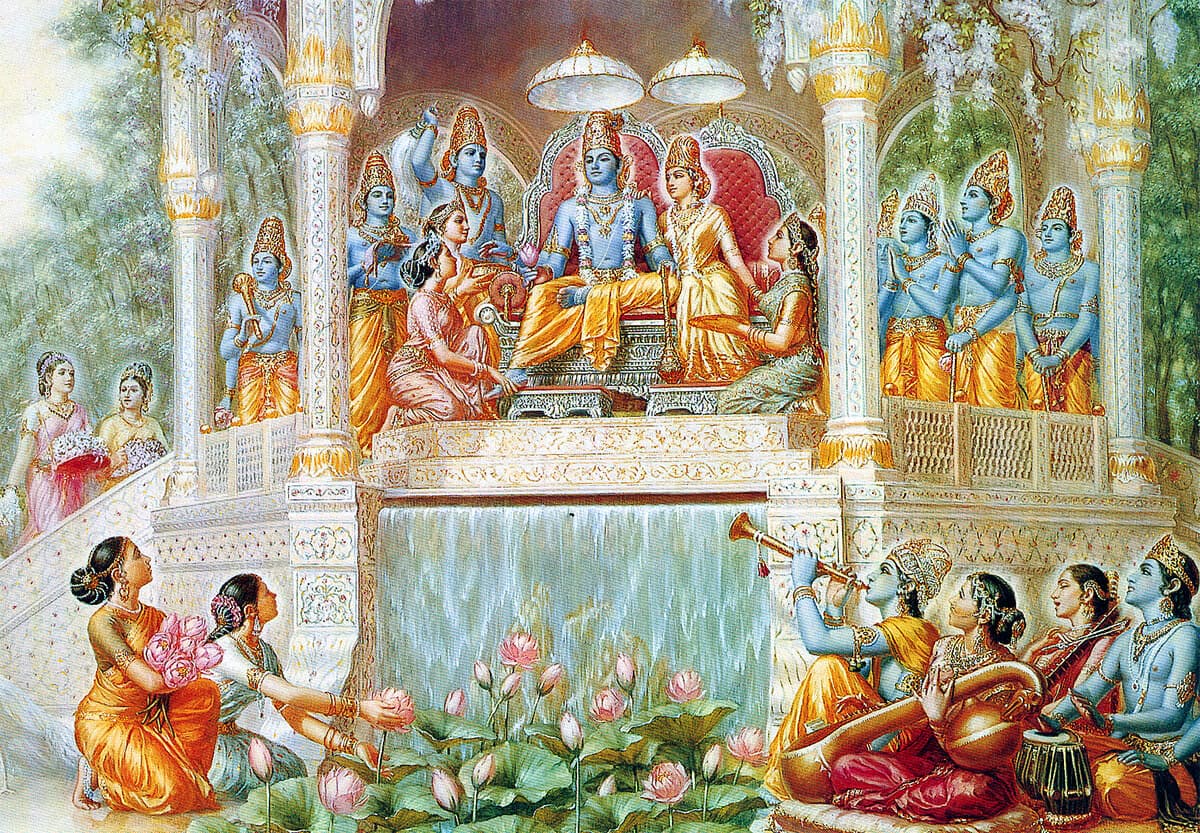 Saphala Ekadasi - Sri Sri Laksmi Narayana in Vaikuntha