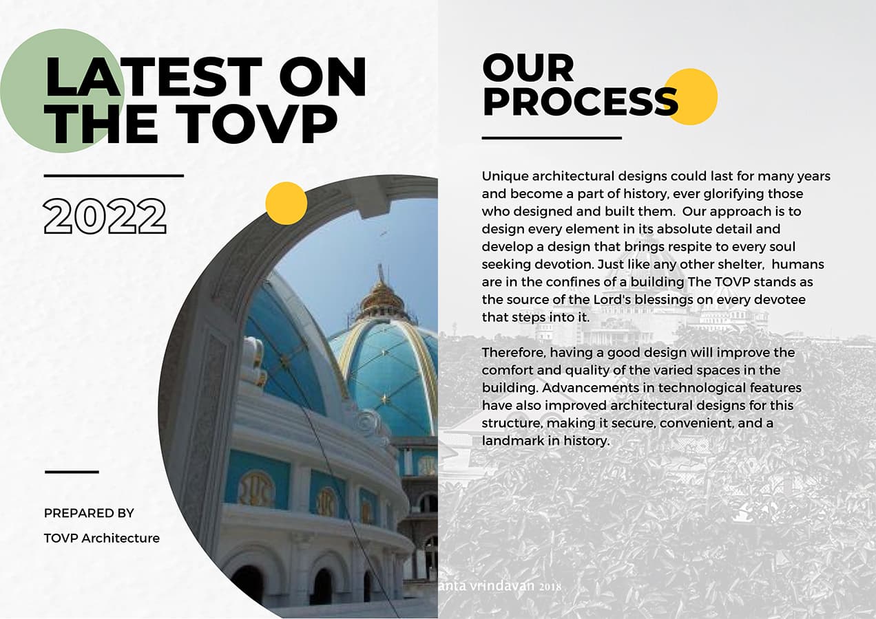 Bericht der TOVP-Architekturabteilung: Juli 2022
