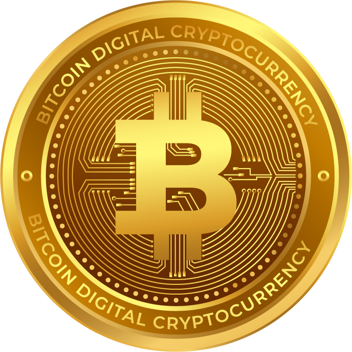 imagem de bitcoin dourada