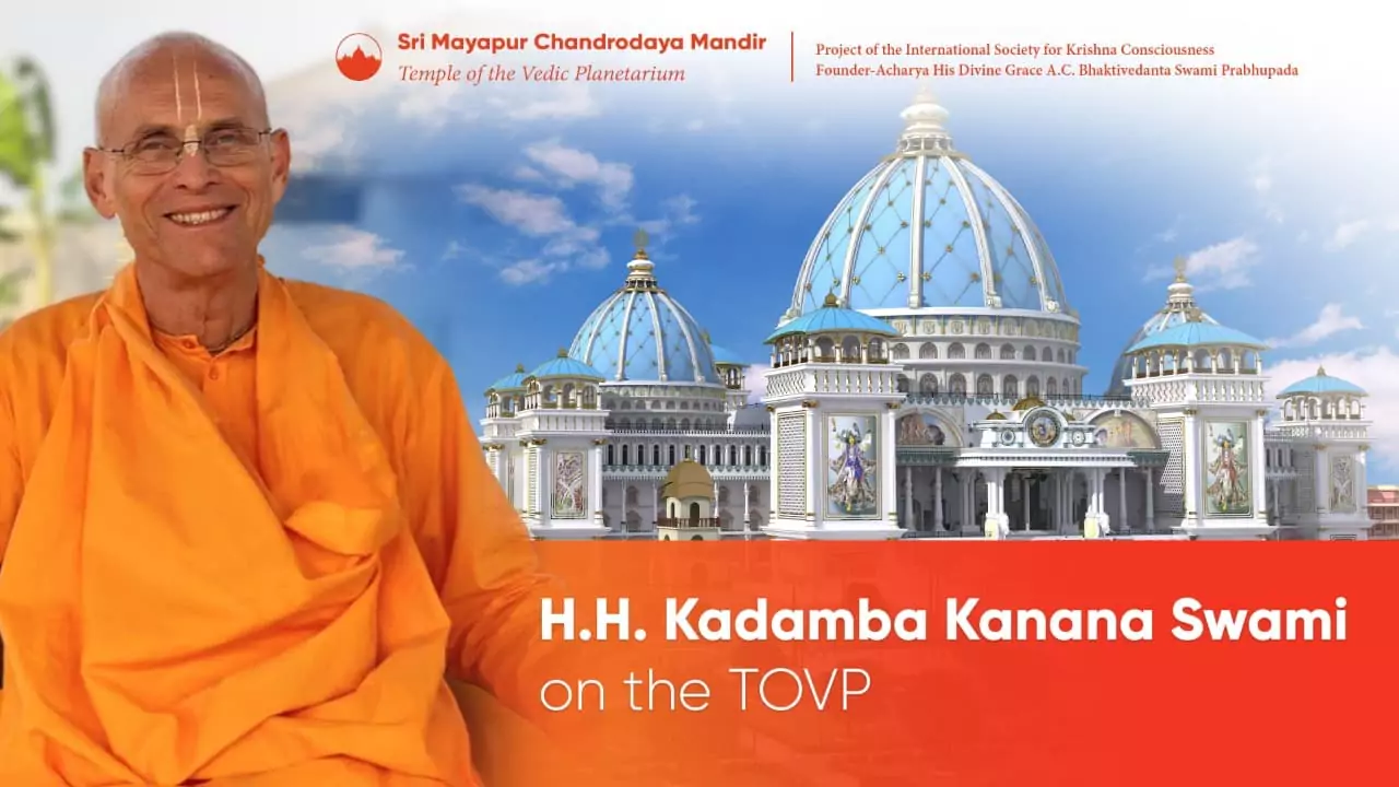 HH Kadamba Kanana Swami parla del TOVP