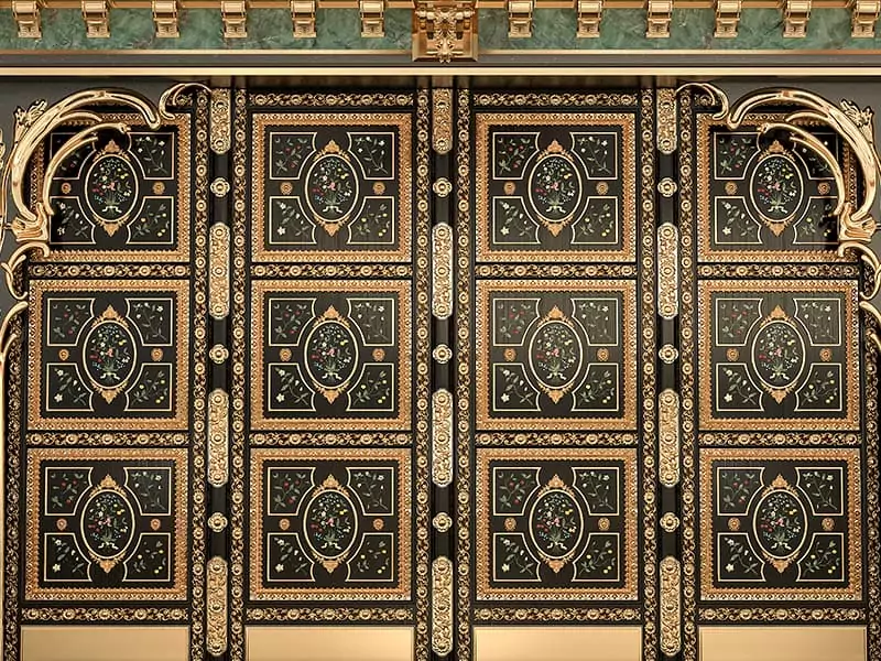 TOVP  Nrsimha Altar Doors