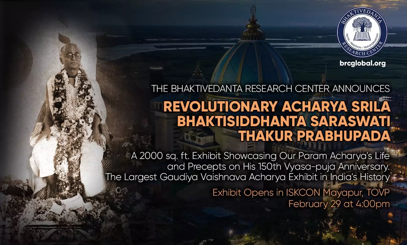 El Centro de Investigación Bhaktivedanta organiza la exposición Acharya más grande de la historia en el TOVP