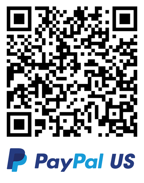Link de pagamento com código QR TOVP PayPal EUA