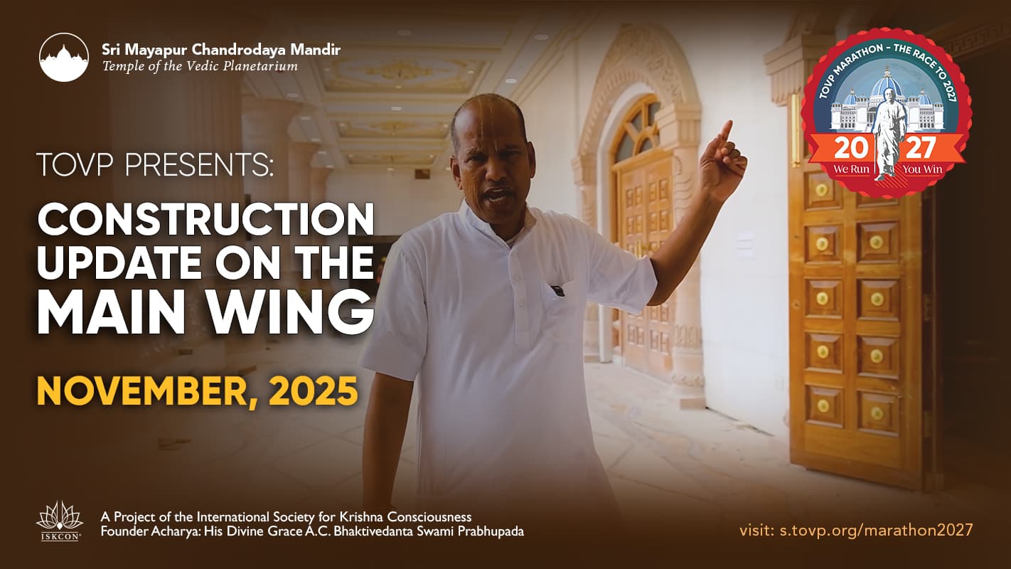 TOVP Presents: Construction Update on the Main Wing - November, 2025