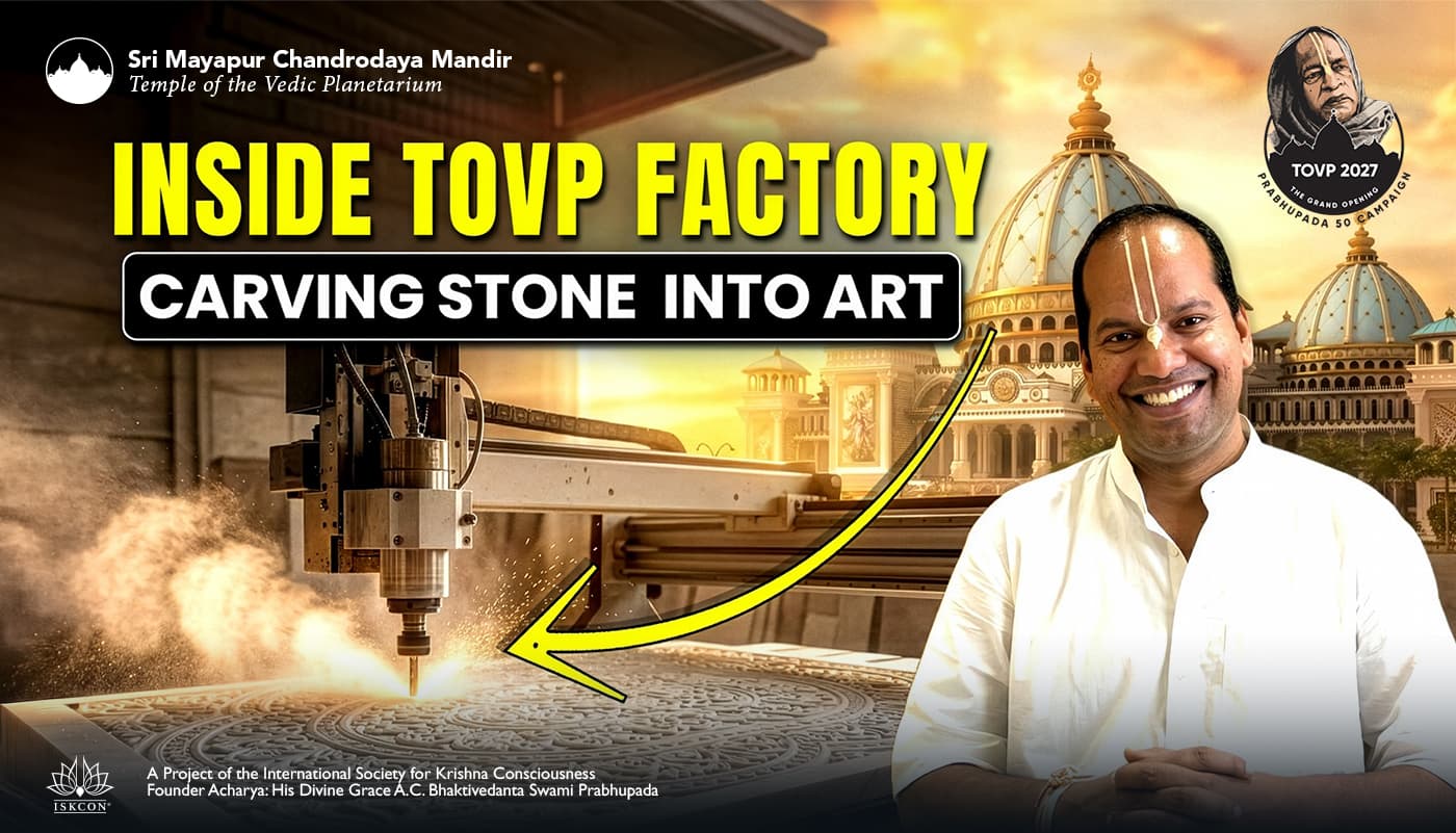 Construction Update from the TOVP Factory by HG Braja Vilasa Das - Temple of the Vedic Planetarium