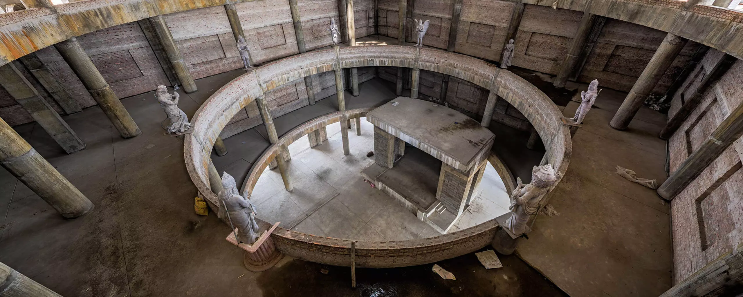 Cast Iron Grill Work - Temple of the Vedic Planetarium